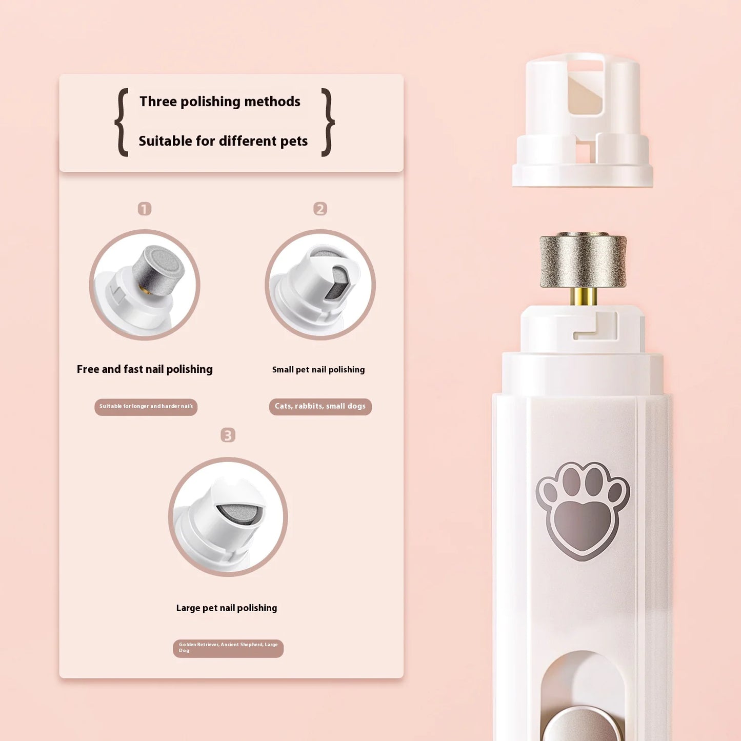 USB Rechargeable Pet Nail Trimmer
