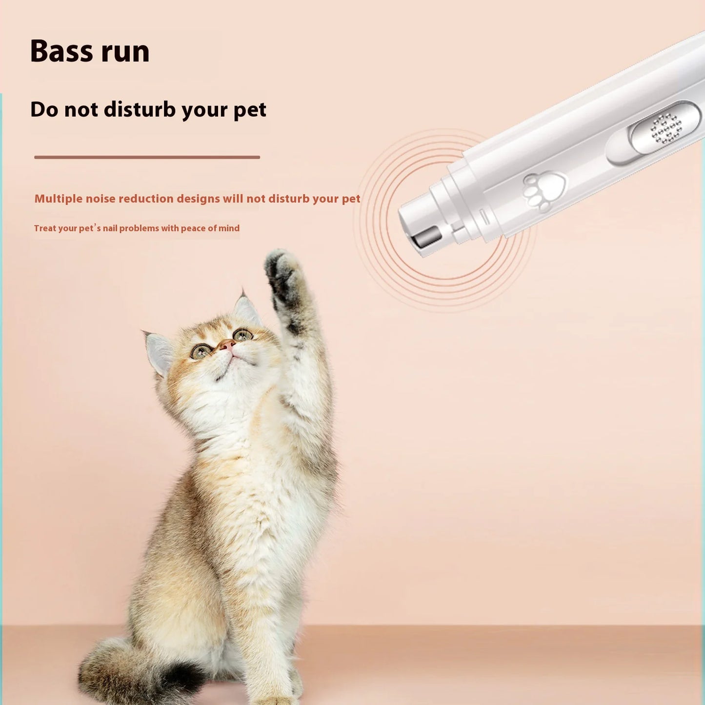 USB Rechargeable Pet Nail Trimmer