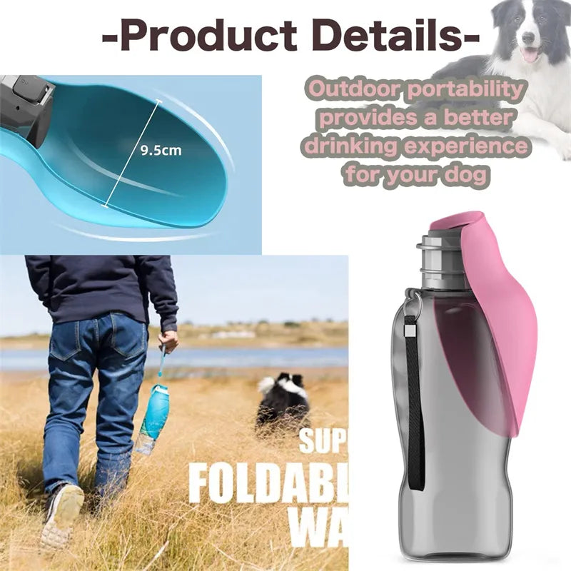 800ml Portable Dog Water Bottle